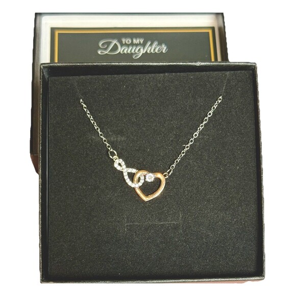 To My Daughter Necklace, Gift for Daughter from Dad And Mom Daughter Father - Picture 4 of 5